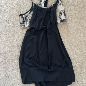 Stylish Black and Cream Women's Dress